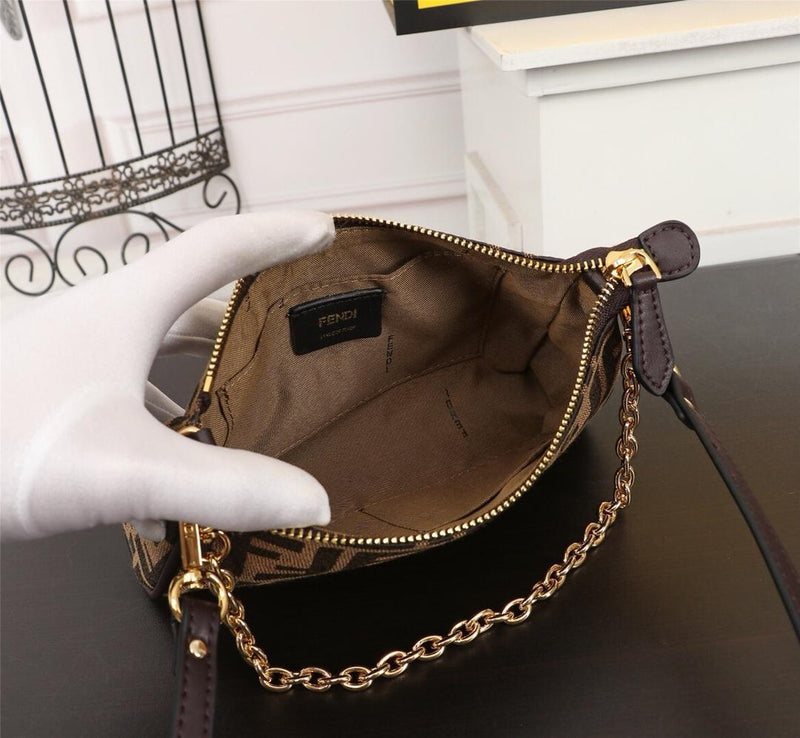 FENDI BAGUETTE OLD FLOWERS GOLDEN CORD