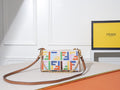 FENDI BAGUETTE OLD FLOWERS GOLDEN CORD
