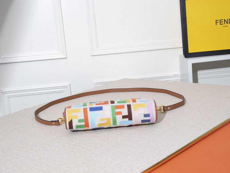 FENDI BAGUETTE OLD FLOWERS GOLDEN CORD