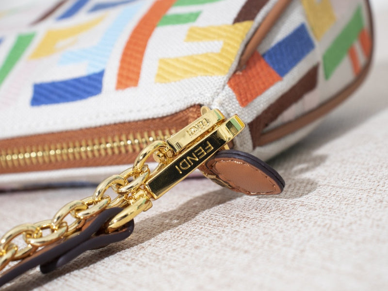 FENDI BAGUETTE OLD FLOWERS GOLDEN CORD