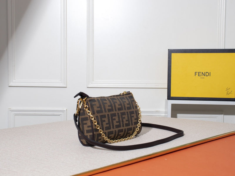 FENDI BAGUETTE OLD FLOWERS GOLDEN CORD