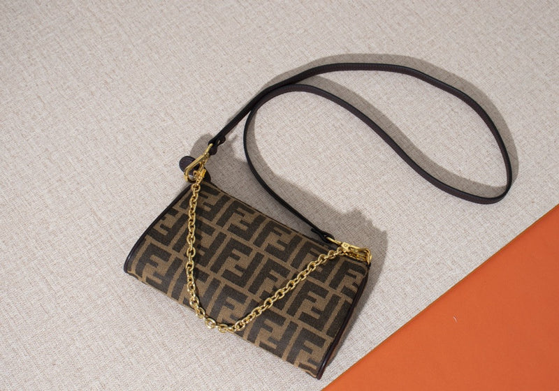 FENDI BAGUETTE OLD FLOWERS GOLDEN CORD