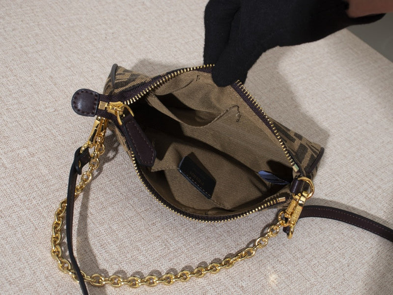 FENDI BAGUETTE OLD FLOWERS GOLDEN CORD