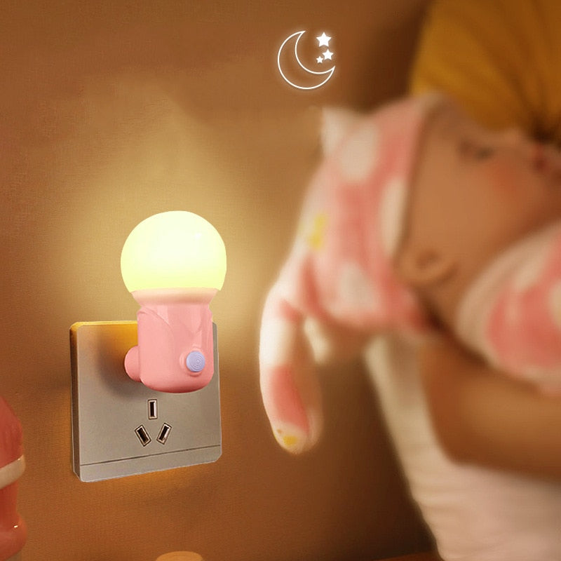 Luz Noturna Infantil para Dormir em LED