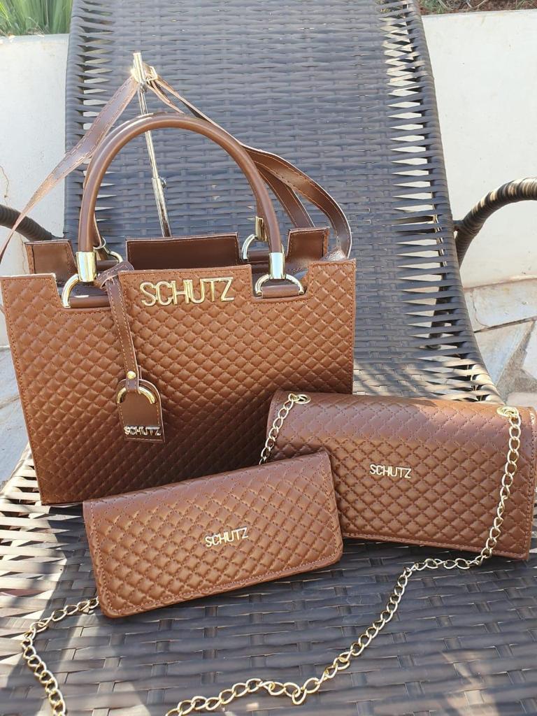 TRIO SATCHEL, CLUTCH E FLAP BAG DA SCHUTZ