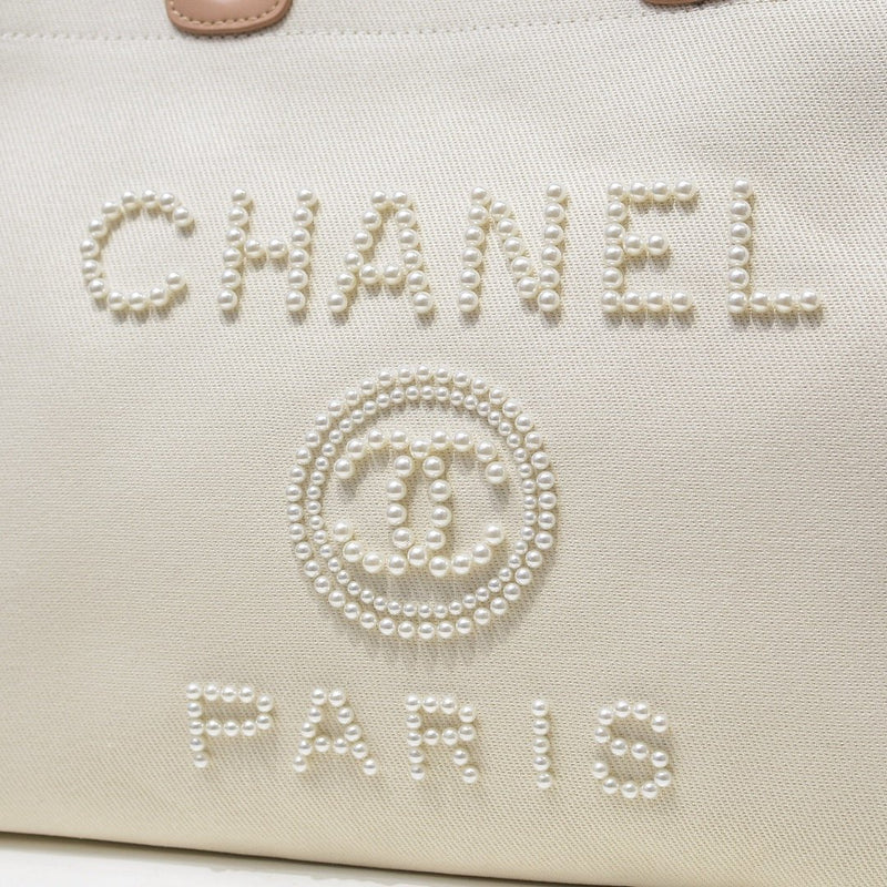 CHANEL DEAUVILLE PEARL TOTE BAG