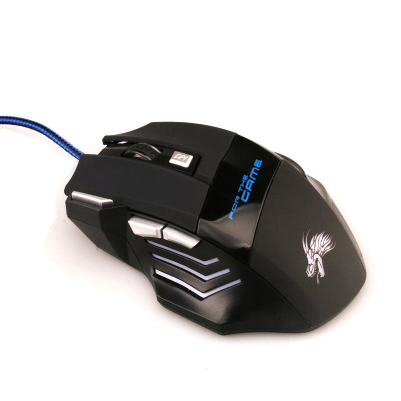 MOUSE GAMER LED PROFISSIONAL 5500DPI COM 7 BOTÕES! [GRÁTIS] - MG Shop Store