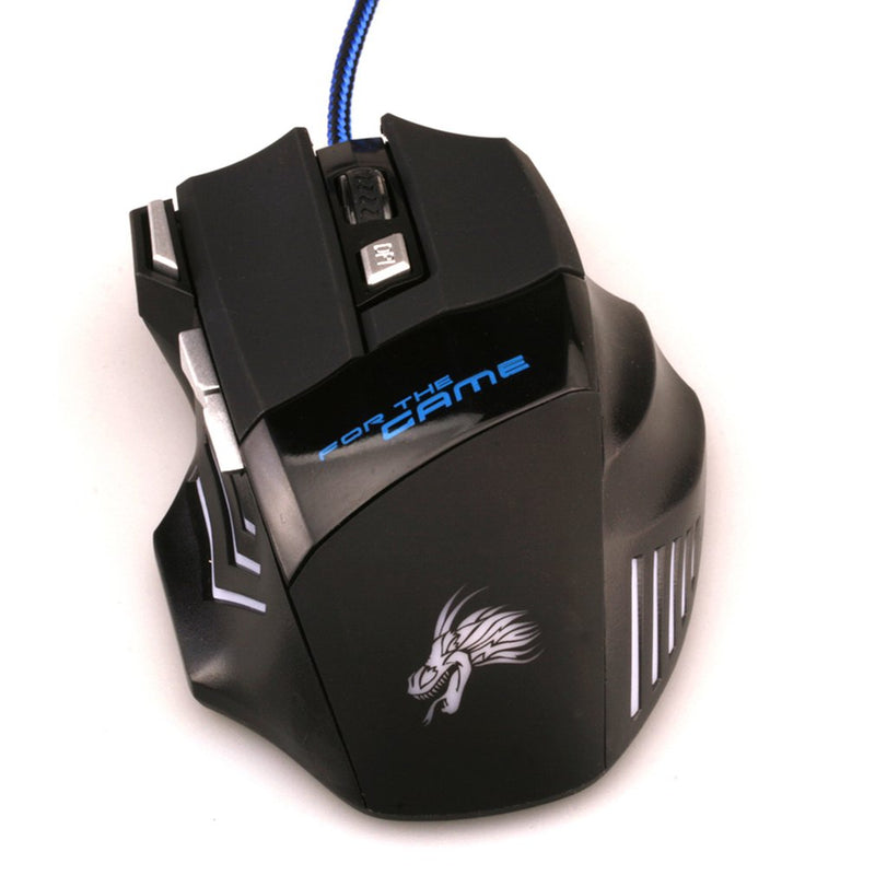 MOUSE GAMER LED PROFISSIONAL 5500DPI COM 7 BOTÕES! [GRÁTIS] - MG Shop Store